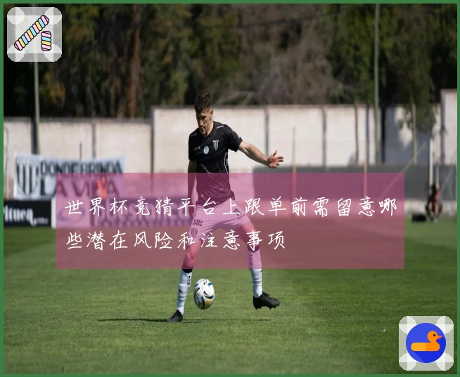 世界杯竞猜平台上跟单前需留意哪些潜在风险和注意事项
