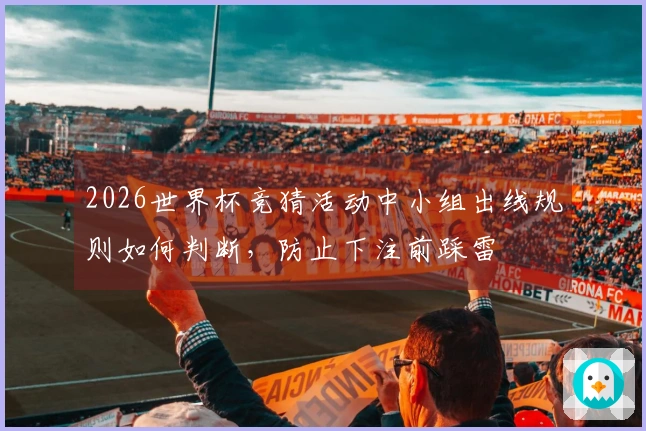 2026世界杯竞猜活动中小组出线规则如何判断，防止下注前踩雷